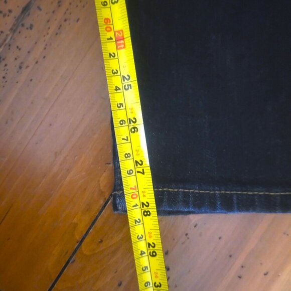 RSQ Seattle Skinny Taper Dark Wash Blue Jeans w/Contrast Stitching - Size 30x30 - Picture 11 of 12